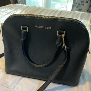 Michael Kors black handle bag. Used once.